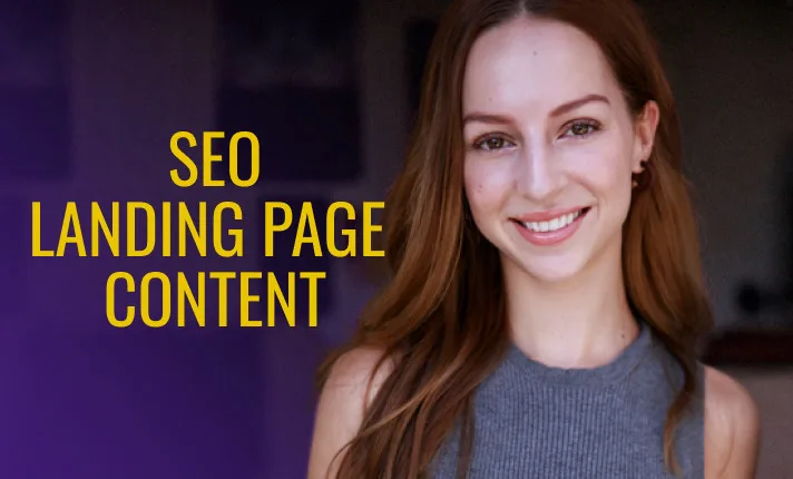 I will write SEO content for your landing page